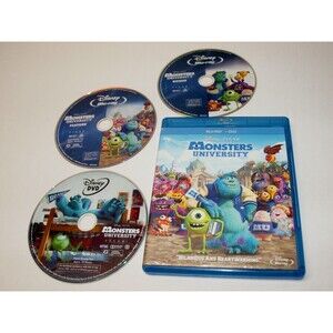 Monsters University (Blu-ray DVD Movie, 2013) VERY GOOD Walt Disney/Pixar Disc!!